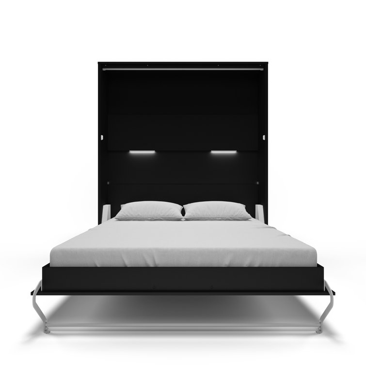 MaximaHouse INVENTO Vertical Murphy Bed with mattress, Queen Wayfair